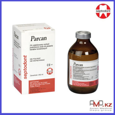 Parcan (Паркан) – 3% раствор гипохлорита натрия для промывания каналов, Septodont (Франция)